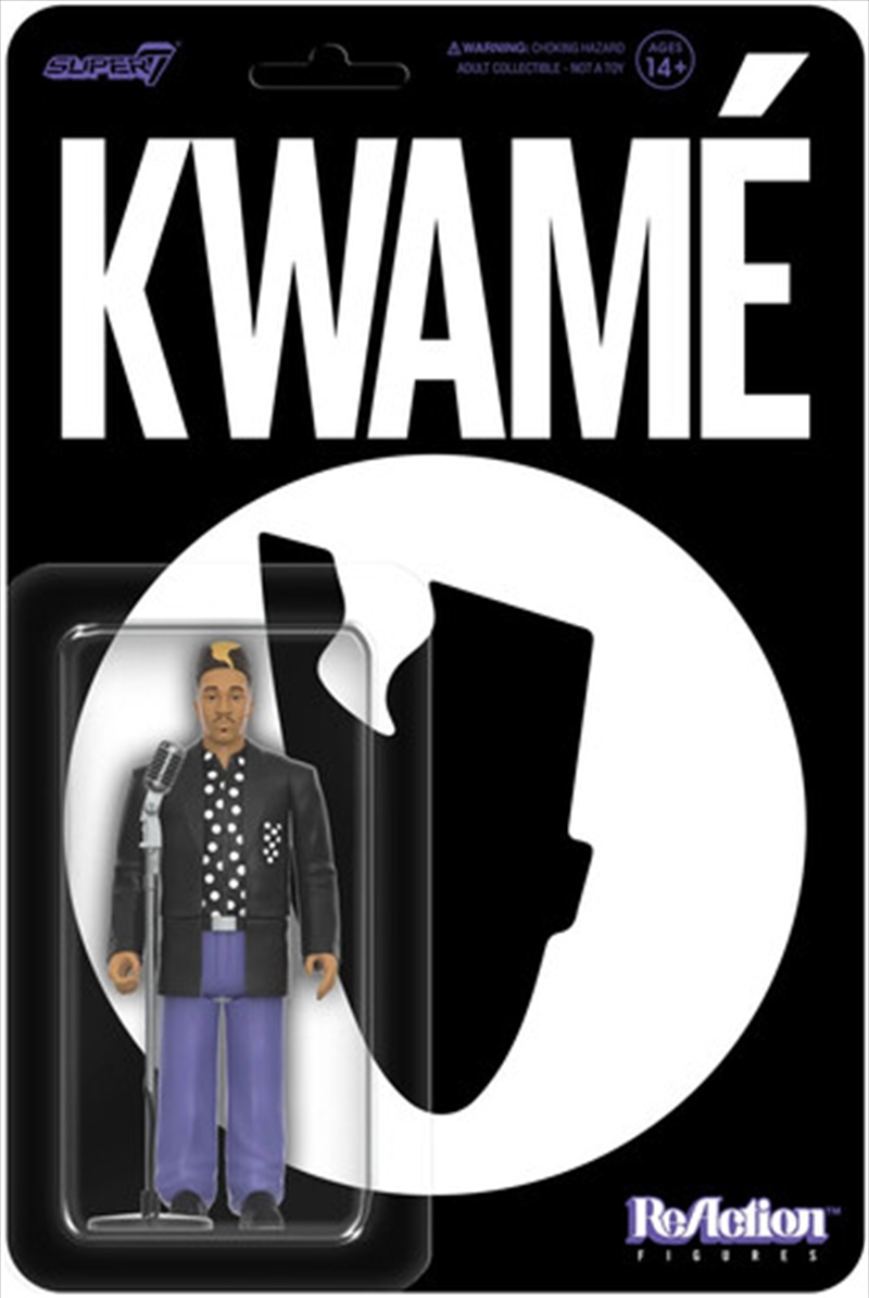Super7 - Kwame - ReAction - Kwame (Black/White Polka Dot)/Product Detail/Figurines