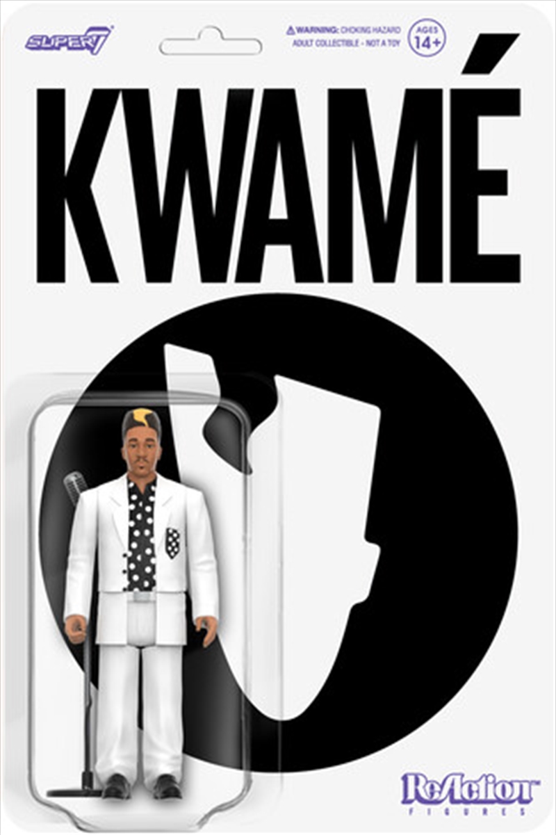 Super7 - Kwame - ReAction Figures Wv2 - Kwame (White/Black Polka Dot)/Product Detail/Figurines