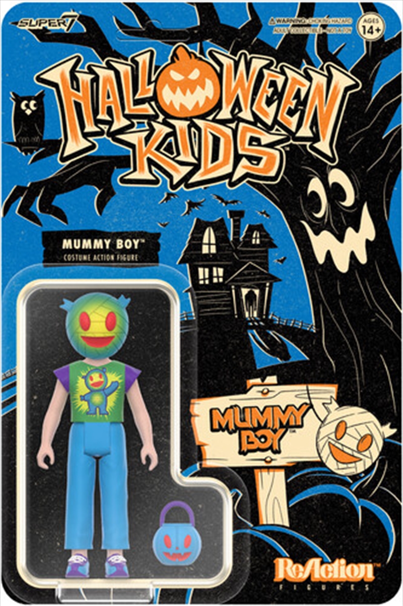 Super7 - Halloween Kids - ReAction - Mummy Boy (Super7 Graphic Tee)/Product Detail/Figurines