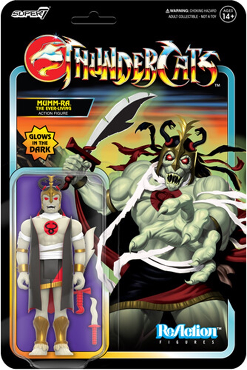 Super7 - Thundercats - ReAction Wave 5 - Mumm-Ra The Ever Living (Glow)/Product Detail/Figurines