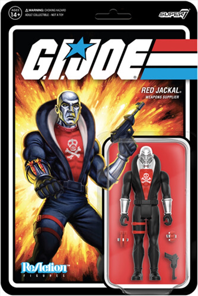 Super7 - G.I. Joe - ReAction Figures Wv8 - Red Jackal (Vac Metal)/Product Detail/Figurines