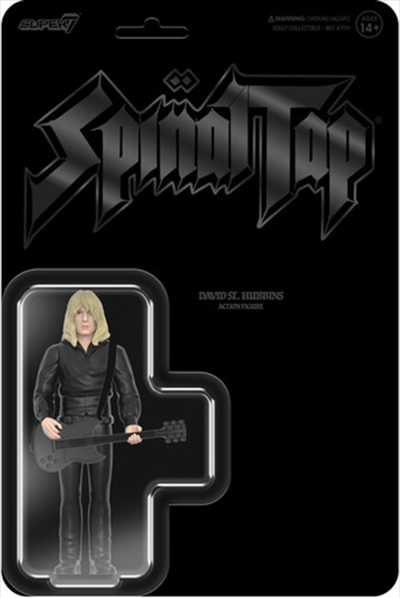 Super7 - Spinal Tap - ReAction Figures Wv2 - David St. Hubbins (None More Black)/Product Detail/Figurines
