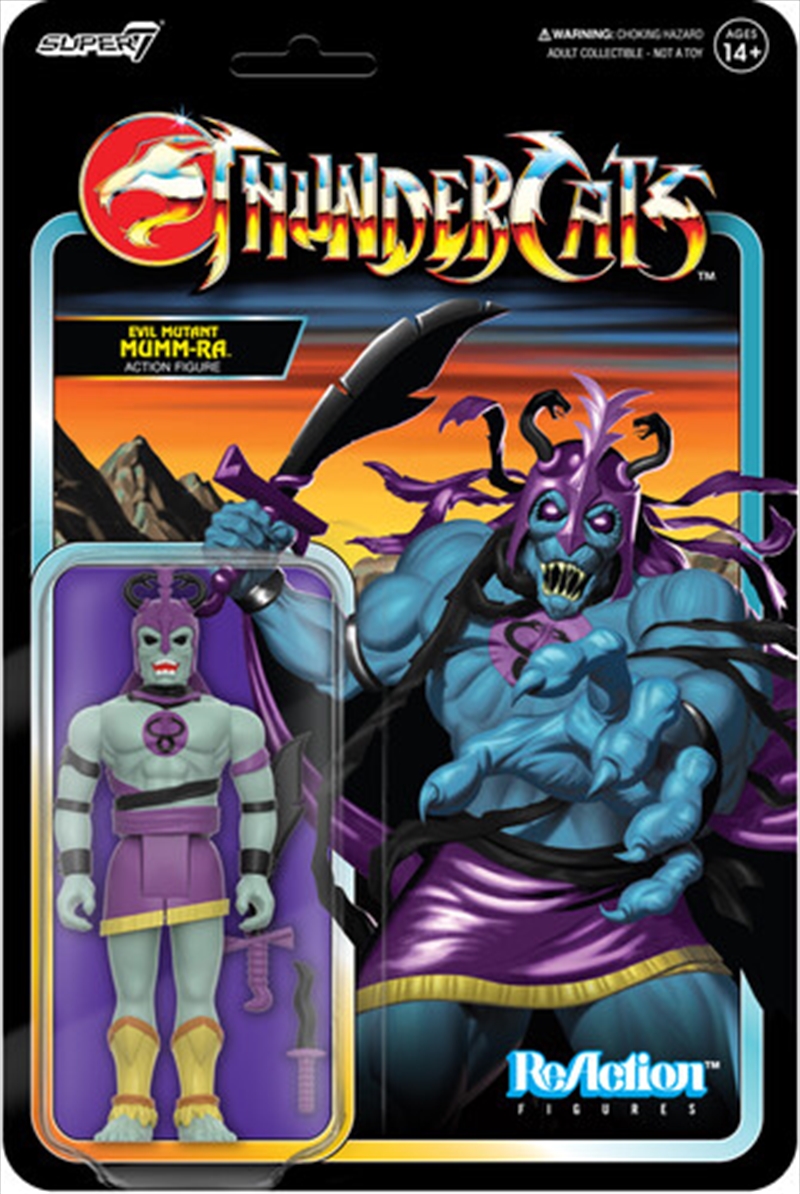 Super7 - Thundercats - Reaction Figures Wv6 - Mumm-Ra (Evil Mutant)/Product Detail/Figurines