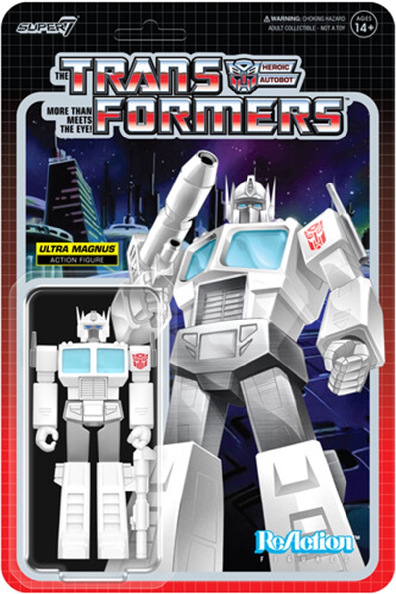 Super7 - Transformers - ReAction Figures Wv8 - Optimus Prime (Ultra Magnus)/Product Detail/Figurines