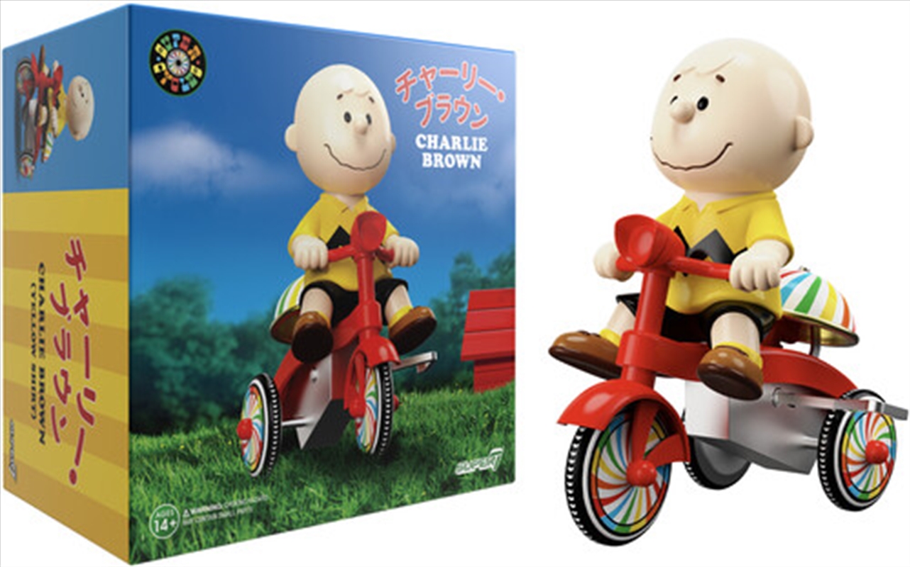 Super7 - Peanuts - Super Cycles - Charlie Brown (Yellow Shirt with Red Trike)/Product Detail/Figurines