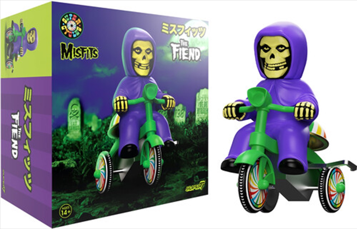 Super7 - Misfits - Super Cycles - Fiend (Purple w/Green Trike)/Product Detail/Figurines