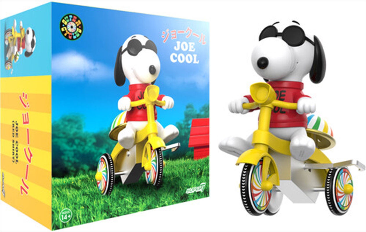Super7 - Peanuts - Super Cycles - Joe Cool (Red with Yellow Trike)/Product Detail/Figurines