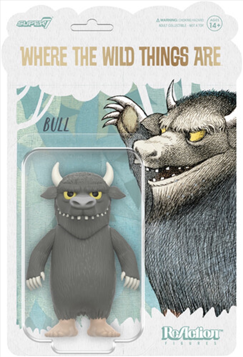Super7 - Where The Wild Things Are - ReAction Figures Wv1 - Bull (Monster)/Product Detail/Figurines