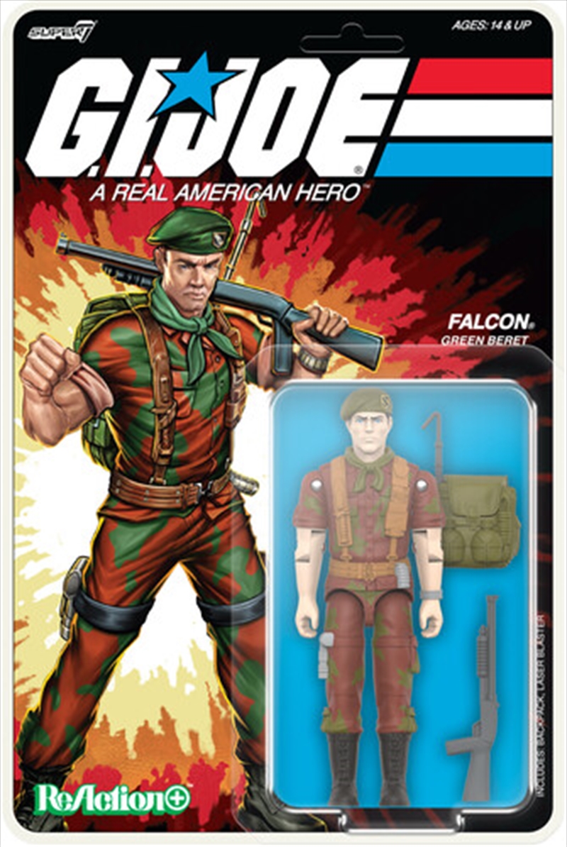 Super7 - G.I. Joe - ReAction+ Wv4 (Movie Collection) - Lt. Falcon/Product Detail/Figurines