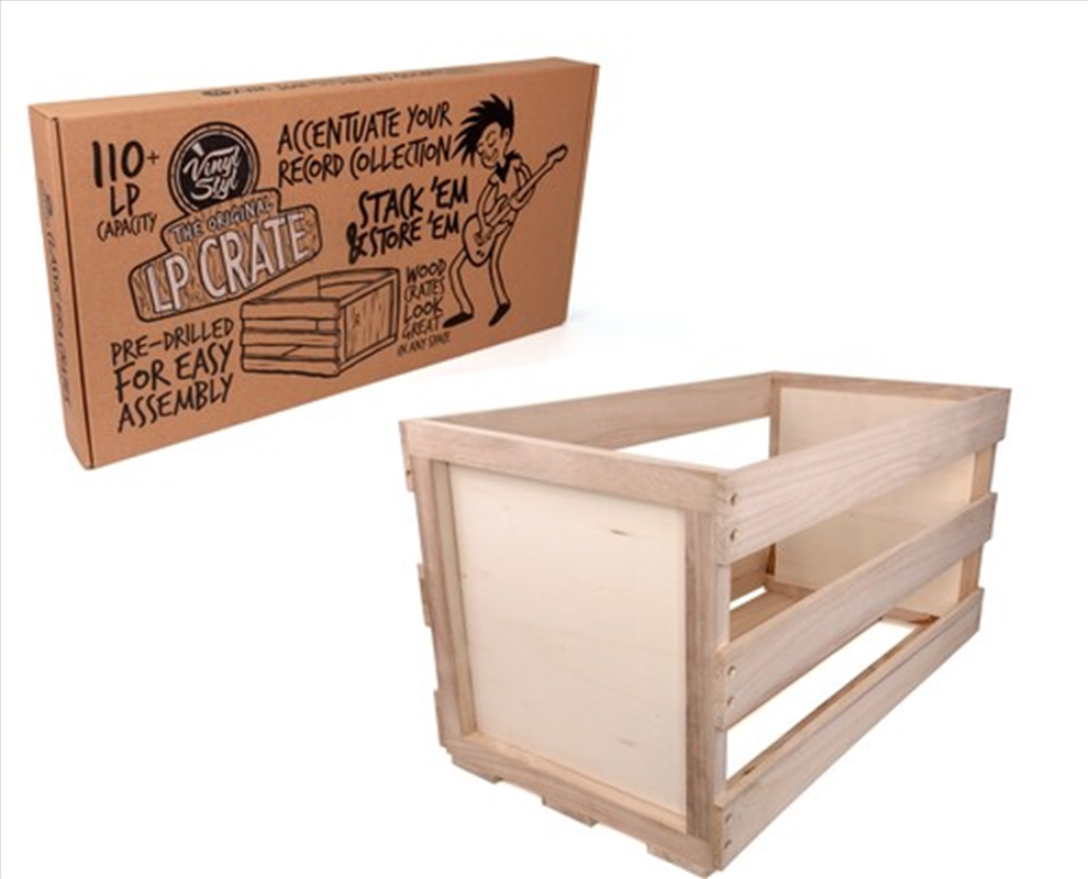 Vinyl Styl VS-RS-04 Original LP Crate 12 Inch LP Record Storage 110 to 120 Capacity/Product Detail/Storage