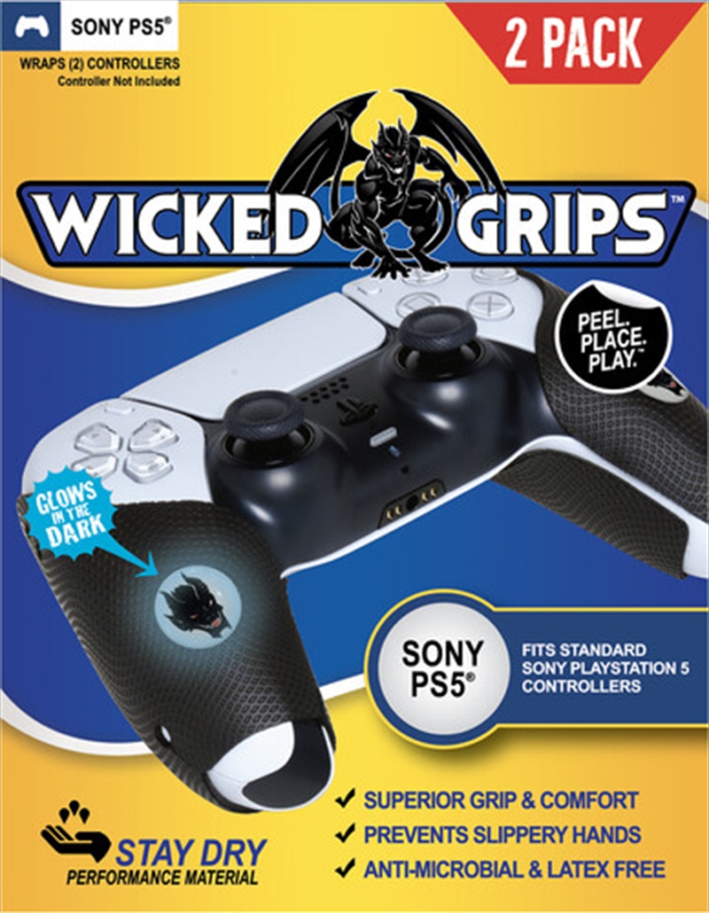 Wicked-Grips High Performance Controller Grips for Sony PS5 - PRO 2 Pack/Product Detail/Consoles & Accessories