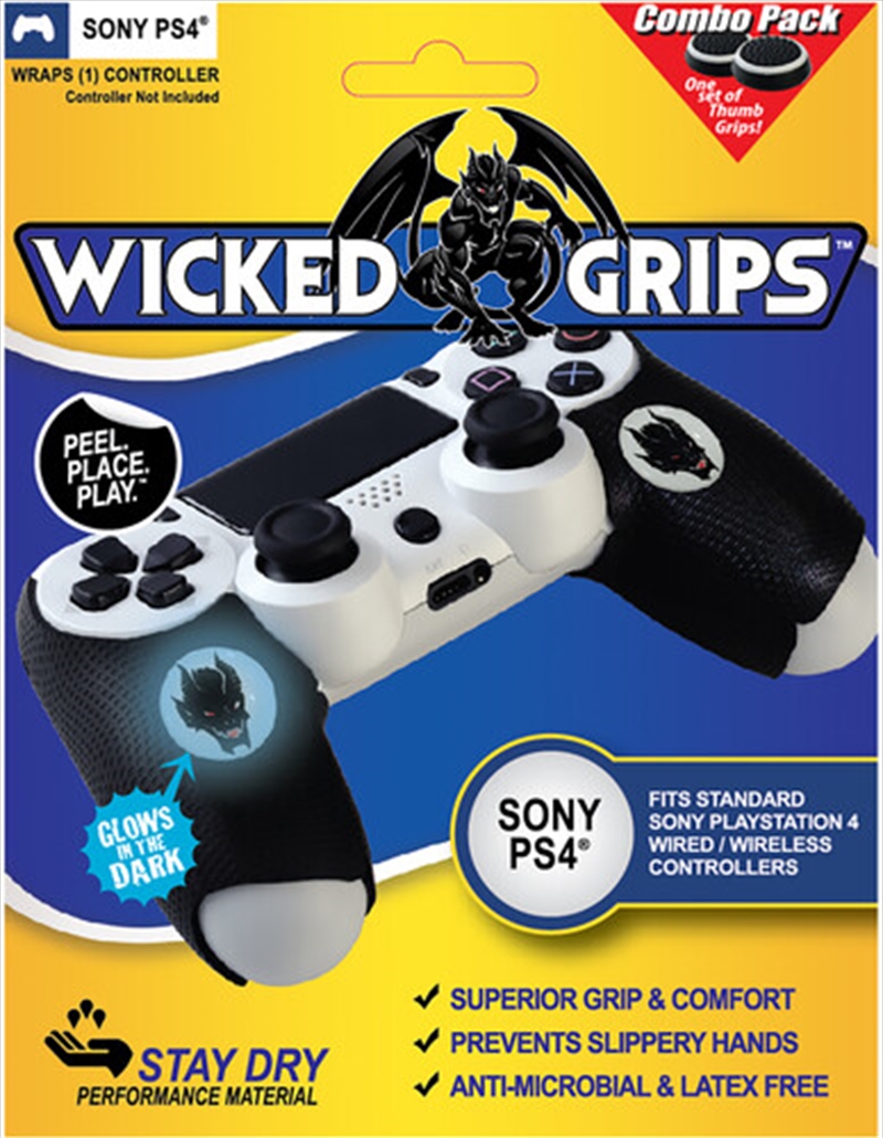 Wicked-Grips High Performance Controller Grips for Sony PS4 and Thumb Grips Combo/Product Detail/Consoles & Accessories