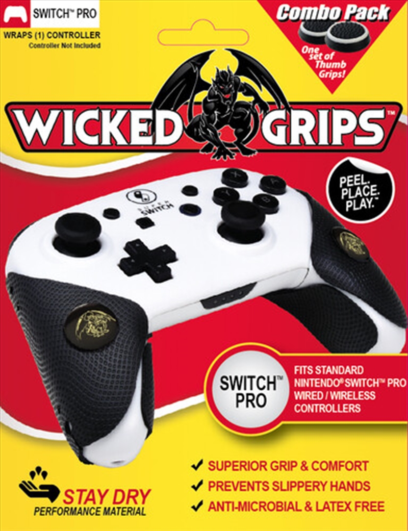 Wicked-Grips High Performance Controller Grips for Nintendo Switch Pro and Thumb Grips Combo/Product Detail/Consoles & Accessories