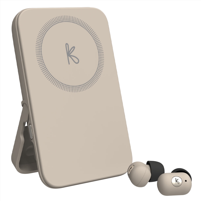 Kreafunk Tocharge Go Powerbank + Earbuds - Ivory Sand/Product Detail/Electronics
