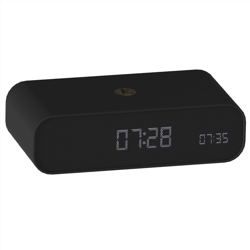 Kreafunk Wakie Alarm Clock Qi Charger + Bluetooth - Black/Product Detail/Clocks