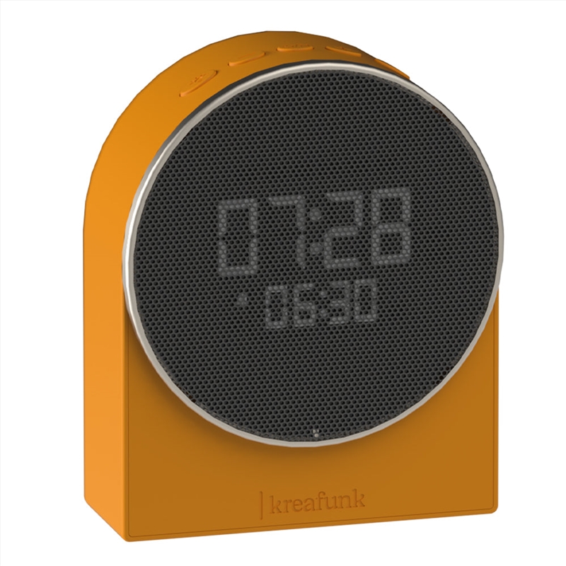 Kreafunk Ivy Alarm Clock W/ Bluetooth Speaker - Mango Burst/Product Detail/Clocks