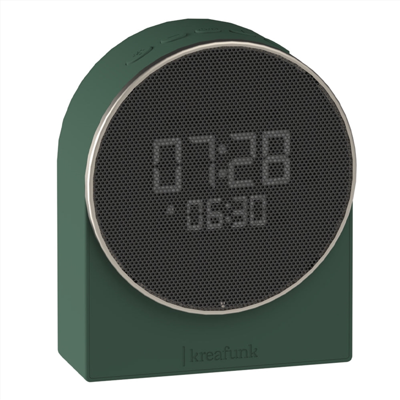 Kreafunk Ivy Alarm Clock W/ Bluetooth Speaker - Nordic Green/Product Detail/Clocks