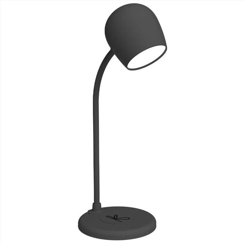 Kreafunk Ellie Lamp W/ Qi Charger And Bluetooth Speaker - Black/Product Detail/Lighting