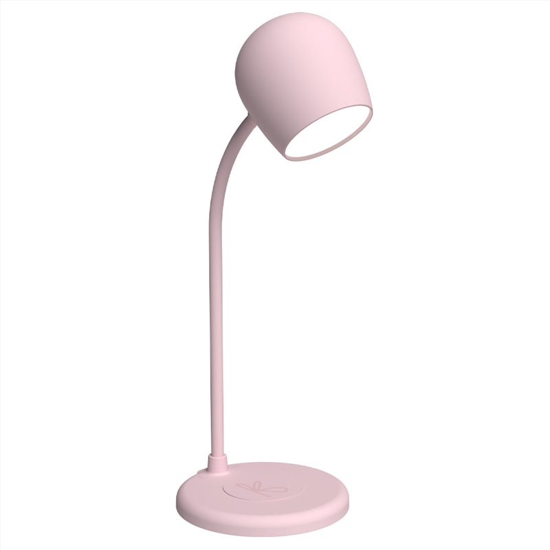 Kreafunk Ellie Lamp W/ Qi Charger And Bluetooth Speaker - Dusty Rose/Product Detail/Lighting