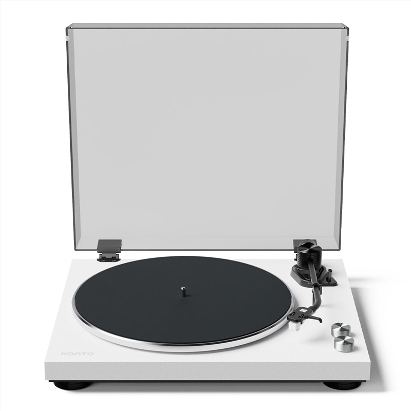 Kanto OBI3 Turntable with Bluetooth 5.3, Preamp, and Pitch Control - Matte White/Product Detail/Turntables