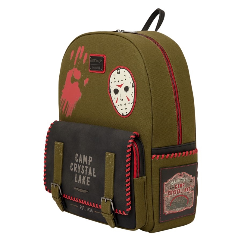 Loungefly Friday The 13th - Camp Crystal Lake Glow Full-Size Backpack/Product Detail/Bags