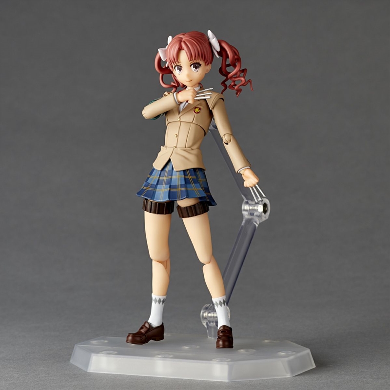 Kaiyodo - A Certain Scientific Railgun - Revoltech Amazing Yamaguchi - Kuroko Shirai Winter Ver. Act/Product Detail/Figurines