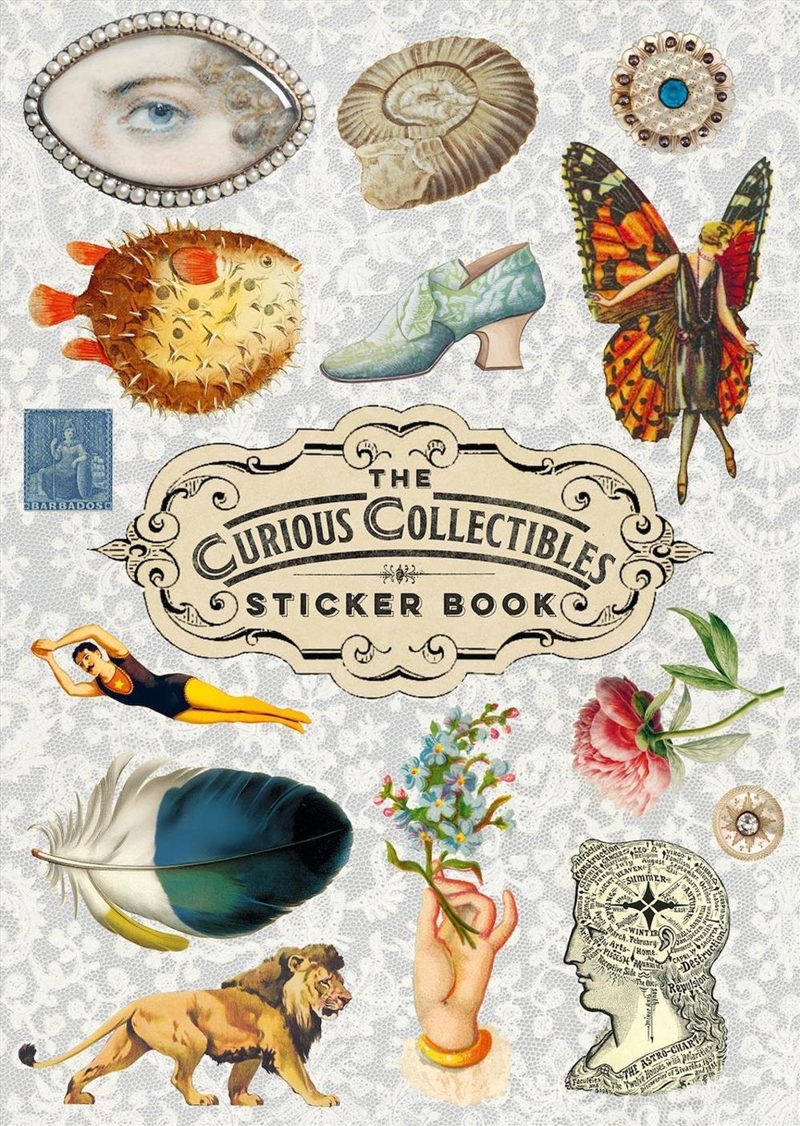 The Curious Collectibles Sticker Book/Product Detail/Adults Activity Books
