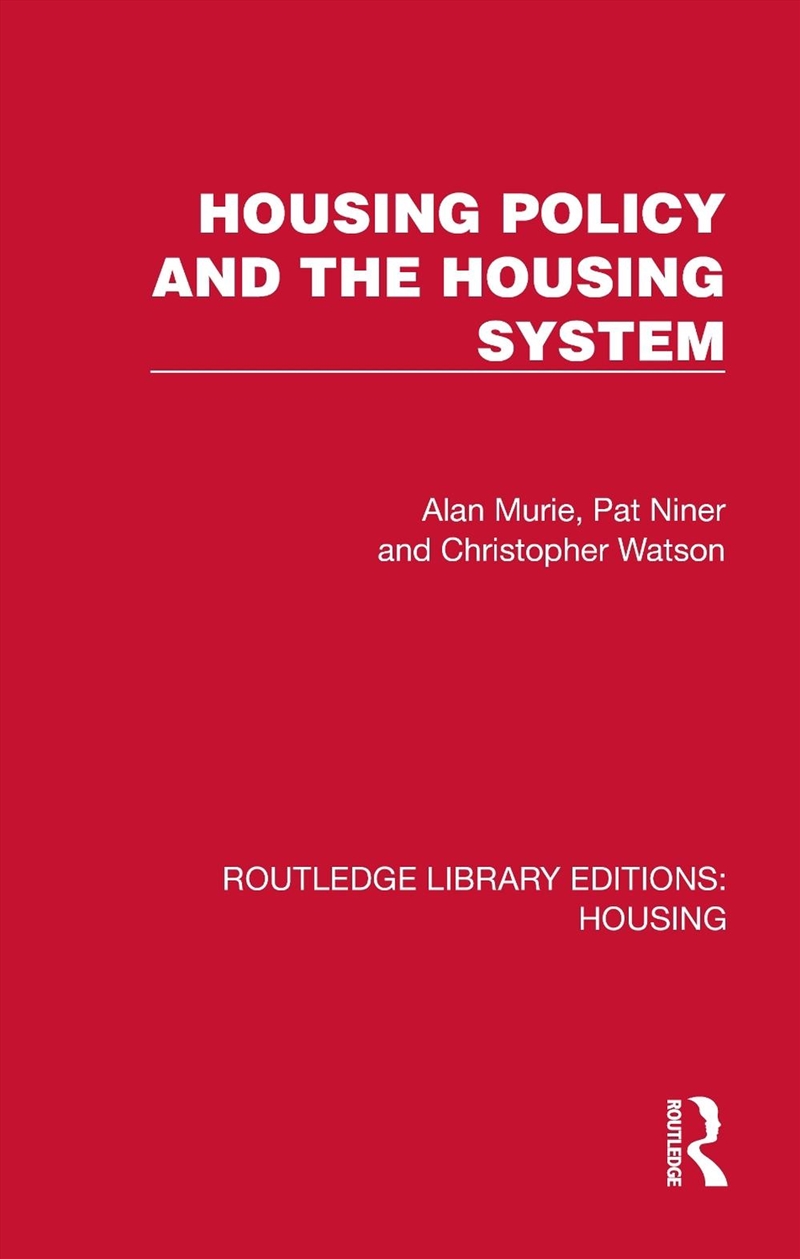 Housing Policy and the Housing System/Product Detail/Politics & Government