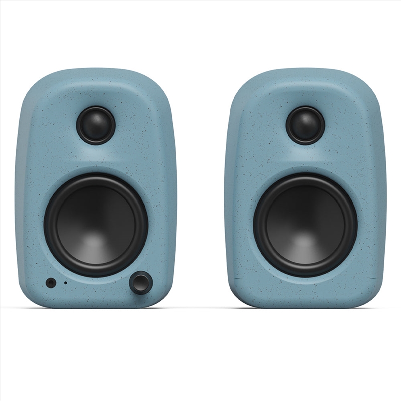 Kanto UKI 100W Desktop Speakers with Bluetooth, USB-C, Headphone out – Cornflower (Matte Blue), Pair/Product Detail/Speakers