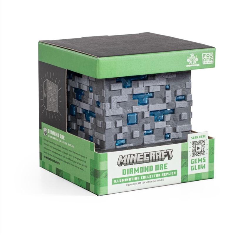 Minecraft - Diamond Ore Illuminating Collector Replica/Product Detail/Collectables