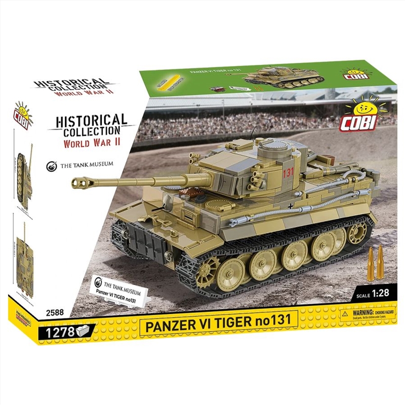 World War 2 - Panzer VI Tiger No 131 Construction Set (1278 Pieces)/Product Detail/Figurines