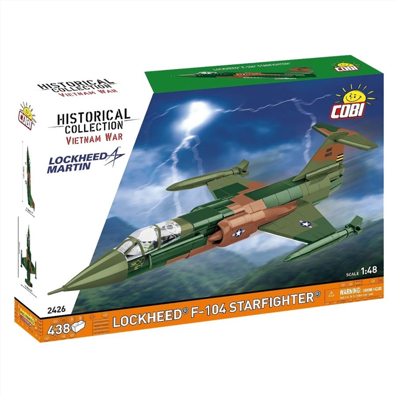 Vietnam War - Lockheed F-104 Starfighter Construction Set (438 Pieces)/Product Detail/Figurines