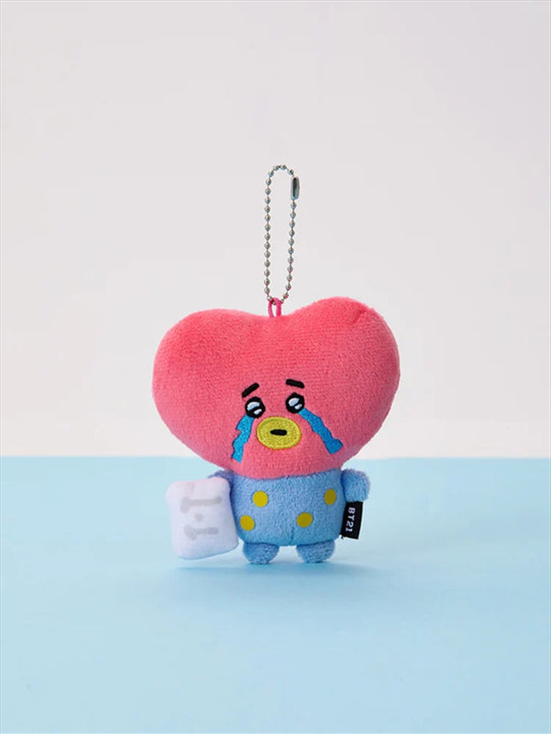 Bt21 - Today's Face Teardrop Plush Keyring - Tata/Product Detail/KPOP Merch