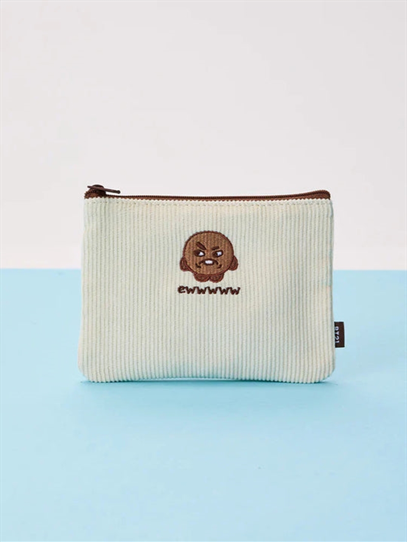 Bt21 - Today's Face Flat Square Pouch - Shooky/Product Detail/KPOP Merch