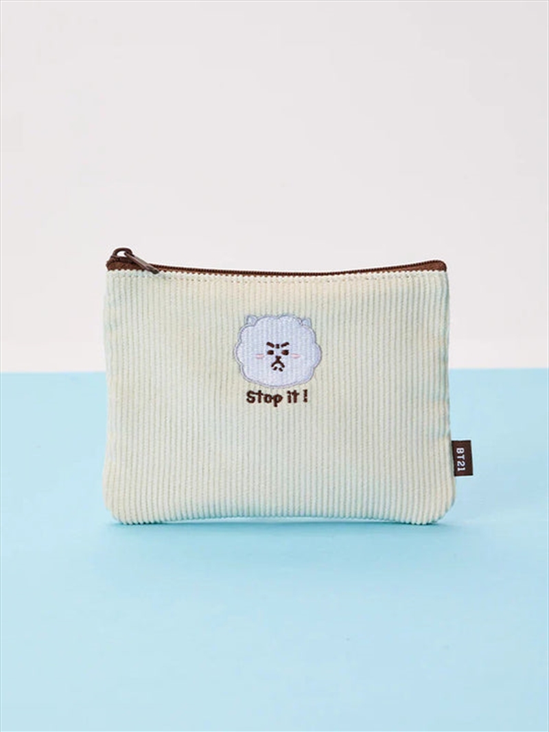 Bt21 - Today's Face Flat Square Pouch - Rj/Product Detail/KPOP Merch