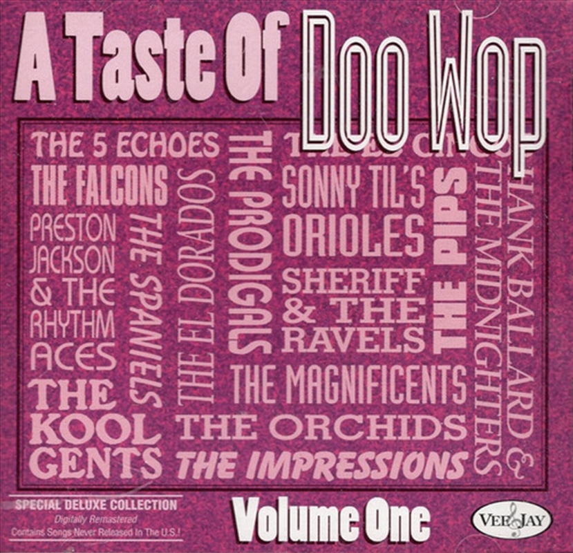 Taste Of Doo Wop Vol. 1/Product Detail/Rock/Pop