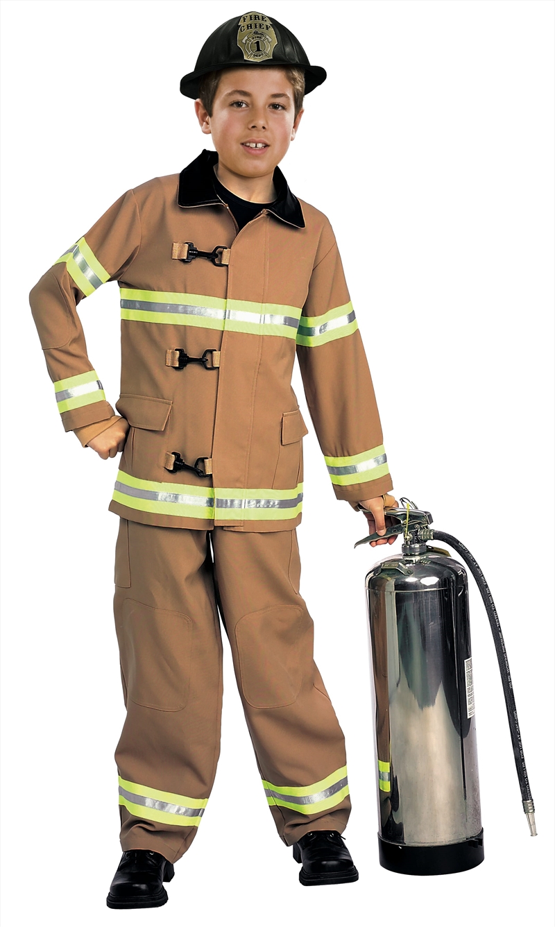 Fire Fighter Costume Child - Size S/Product Detail/Costumes
