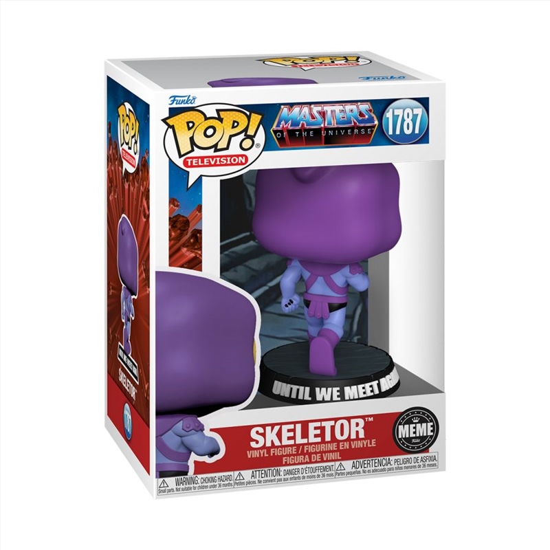 Masters of the Universe - Skeletor ("Until we meet again") US Exclusive Pop! Sayings [RS]/Product Detail/Standard Pop Vinyl