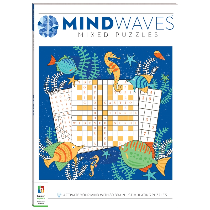 Mindwaves Puzzle Book Mixed Puzzles/Product Detail/Adults Activity Books