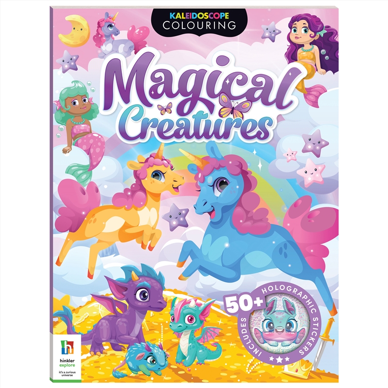 Kaleidoscope Sticker Colouring Magic Creatures/Product Detail/Kids Activity Books