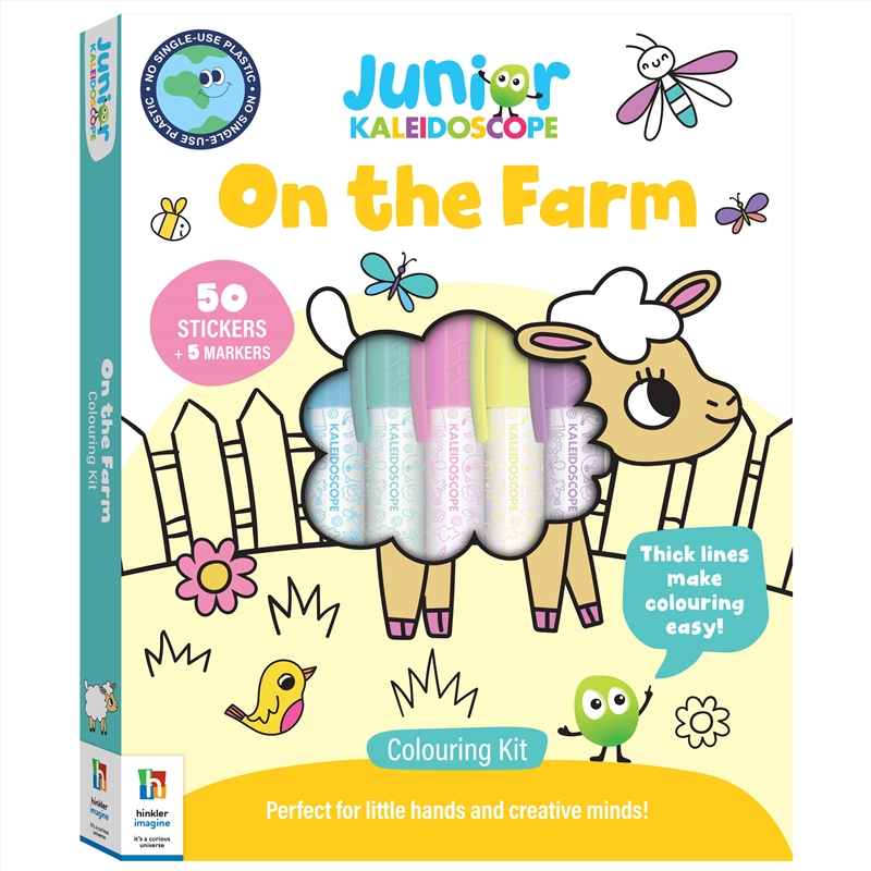 Jr Colouring Kit On The Farm/Product Detail/Kids Activity Books