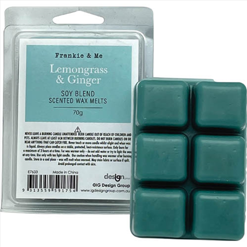 Wax Melts 6Pk Lemongrass & Ginger/Product Detail/Candles
