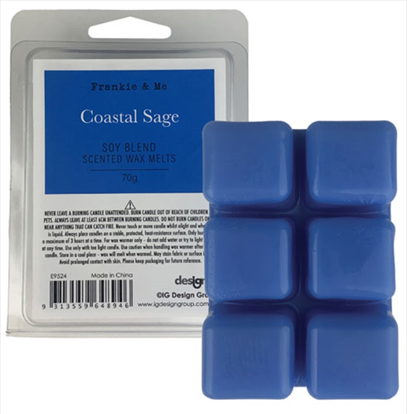 Wax Melts 6Pk Coastal Sage/Product Detail/Candles