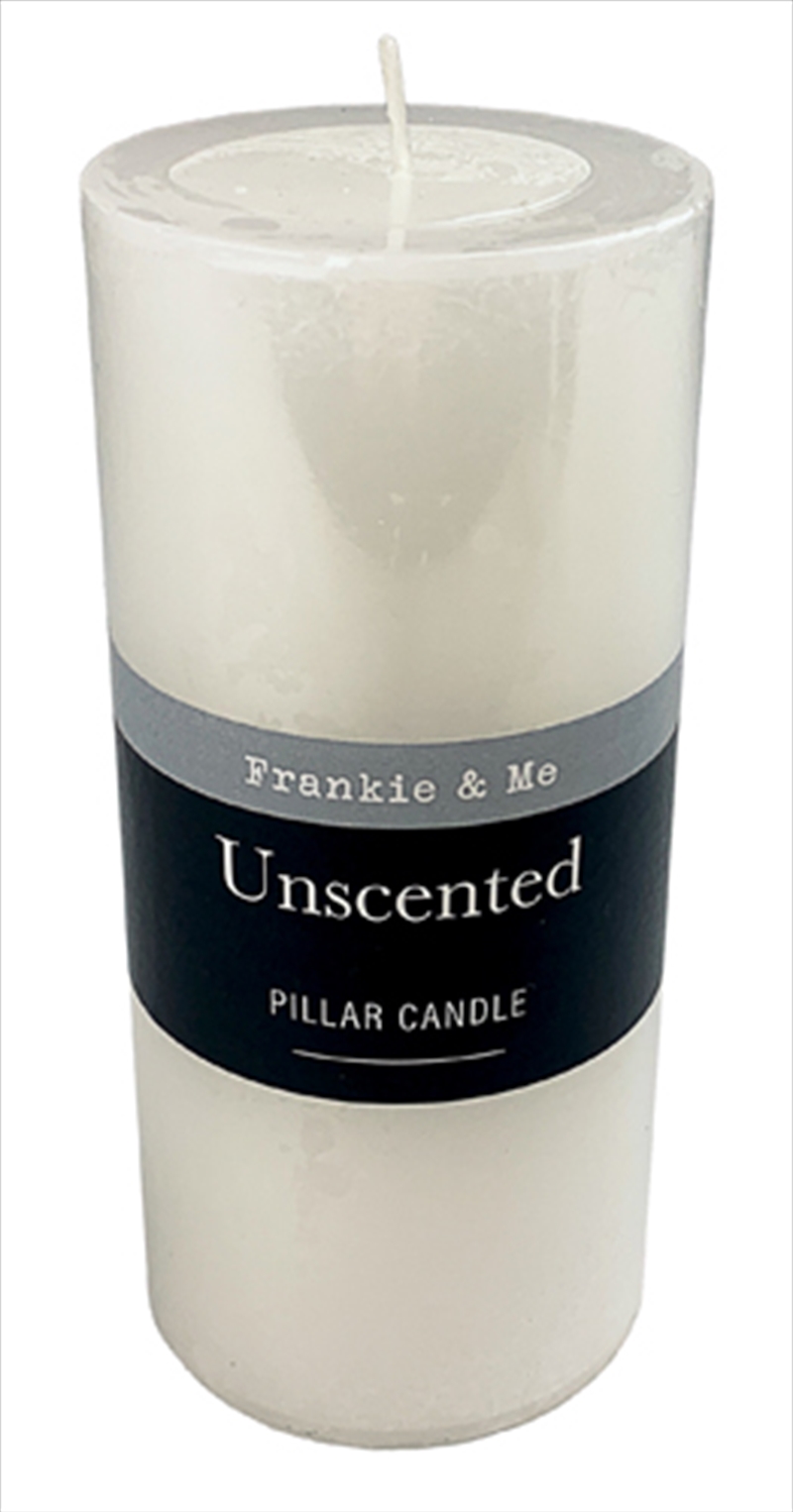 Candle Pillar 14 cm White Unscented/Product Detail/Candles