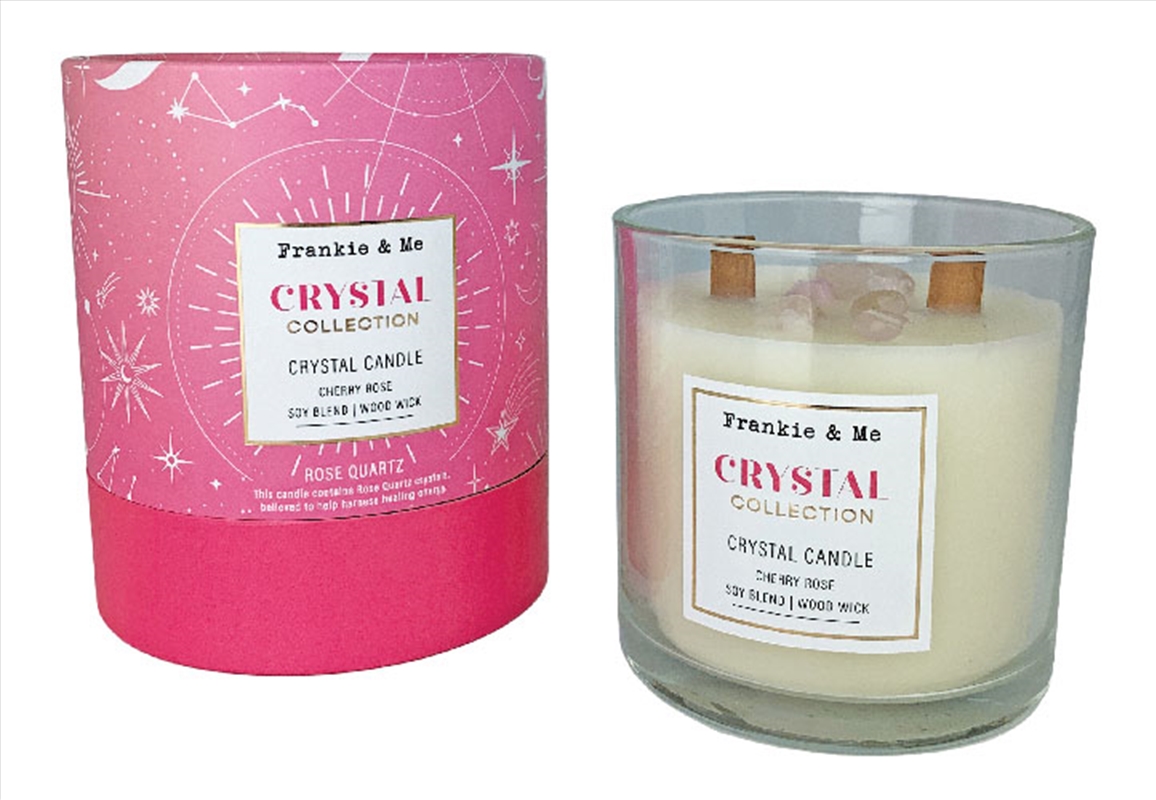 Candle 400G Cherry Rose Wood Wick Crystal/Product Detail/Candles