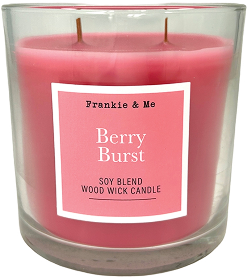 Candle 400G Berry Burst Wood Wick Clear Glass/Product Detail/Candles