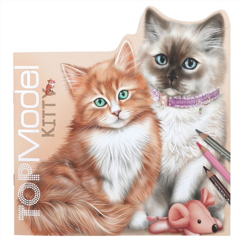 Topmodel Book Colour Kitty Shape/Product Detail/Kids Activity Books