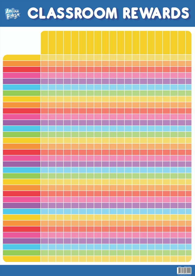 Educational Poster Reward Chart/Product Detail/Posters & Prints
