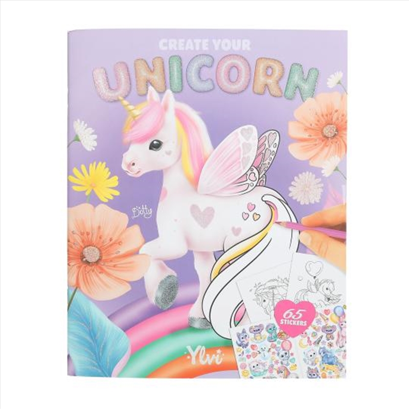 Ylvi Colouring Book Unicorn/Product Detail/Kids Colouring