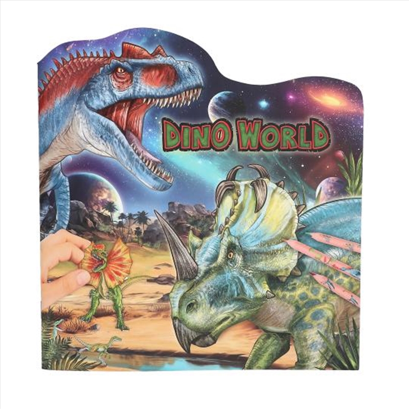 Dino World Colour Book Figural/Product Detail/Kids Activity Books